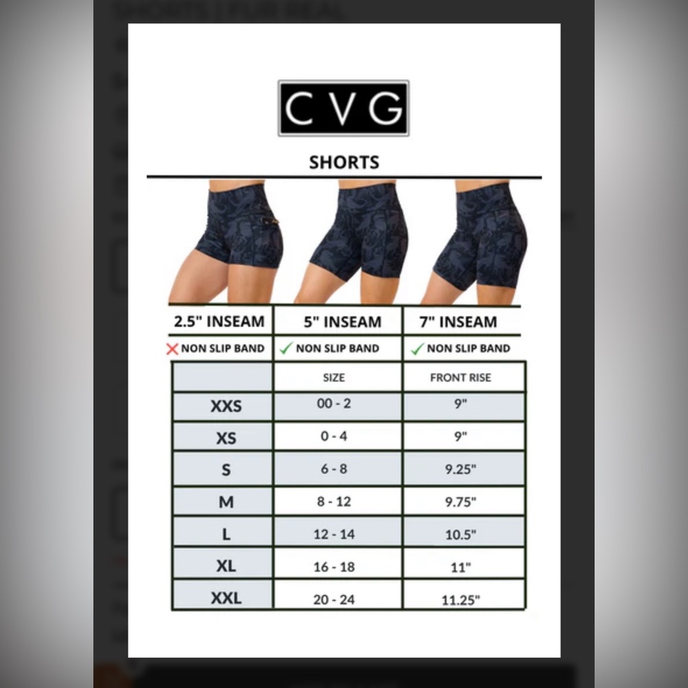CVG *NEW* Women's "Sit Stay Slay" Graphic Workout Shorts - Picture 10 of 10